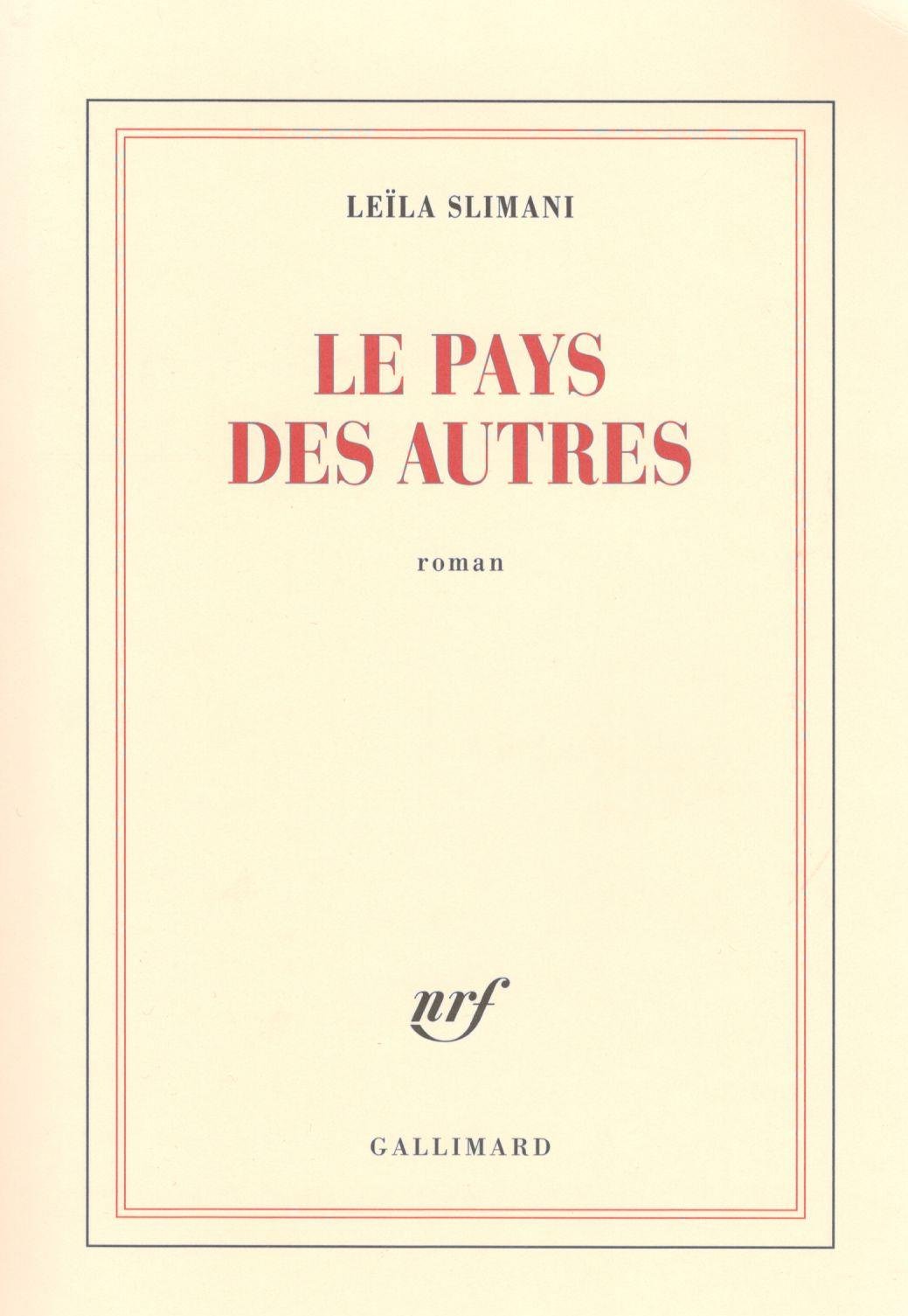  Le Pays des autres de Leïla Slimani